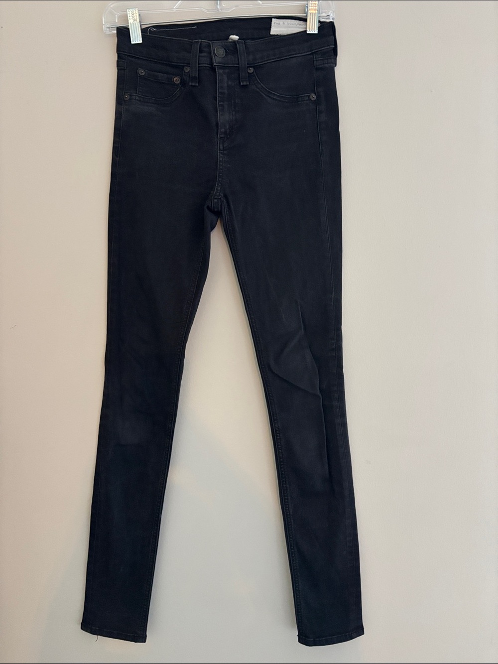 Rag & Bone Black Women's Skinny Jeans - Sleek High-Rise Skinny size 26